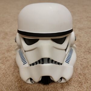 Star Wars Stormtrooper Helmet Piggy Bank Display Disney Parks  2009 Lucasfilm
